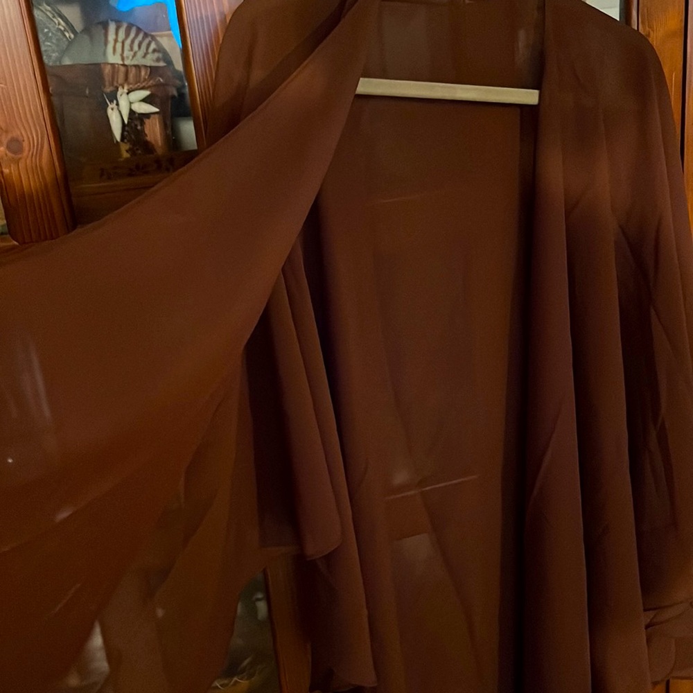 BEAUTELICATE Shawl Chiffon Cape Style X-Long Wrap - Picture 2 of 3